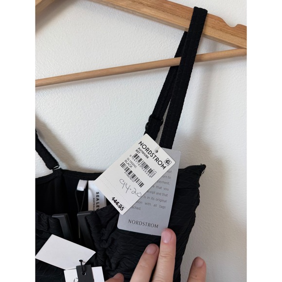 Sea Level Australia Spinnaker U Bar Bandeau One-Piece – Black – US Size 6 – NWT - Picture 8 of 9